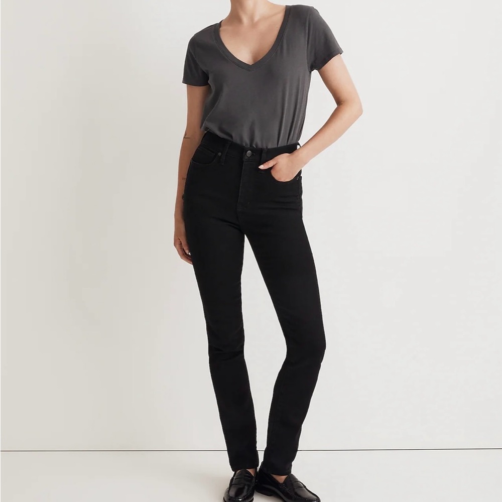 Madewell Stovepipe Jeans | Black Rinse
